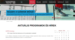 Desktop Screenshot of bankarkepzo.hu